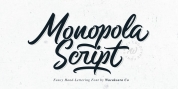 Monopola Script font download
