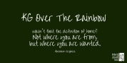 KG Over The Rainbow font download