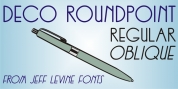 Deco Roundpoint JNL font download
