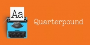 Quarterpound font download