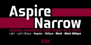 Aspire Narrow font download