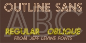 Outline Sans JNL font download