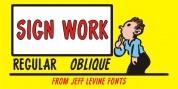 Sign Work JNL font download