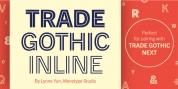 Trade Gothic Inline font download