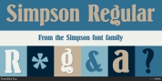 Simpson font download