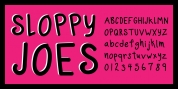 Sloppy Joes font download