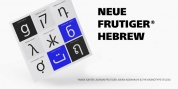 Neue Frutiger Hebrew font download
