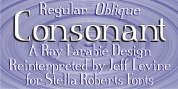 Consonant SRF font download