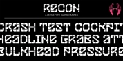 Recon font download