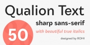Qualion Text font download