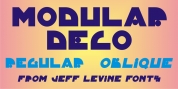Modular Deco JNL font download