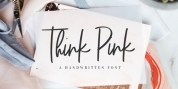 Think Pink font download