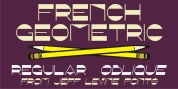 French Geometric JNL font download
