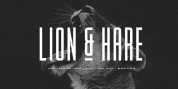 Lion and Hare font download