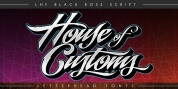 LHF Black Rose Script font download