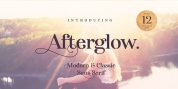 Afterglow font download