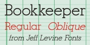 Bookkeeper JNL font download