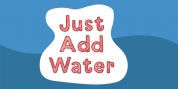 Just Add Water font download