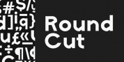 RoundCut font download