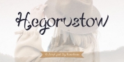 Hegorustow font download