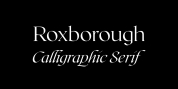 Roxborough CF font download