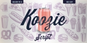 Koozie Script font download