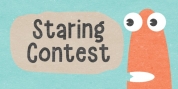 Staring Contest font download