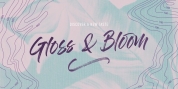 Gloss And Bloom font download