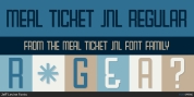 Meal Ticket JNL font download