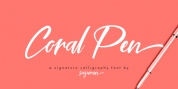 Coral Pen font download