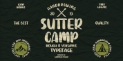 Sutter Camp font download