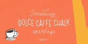 Dolce Caffe Chalk font download