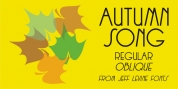 Autumn Song JNL font download