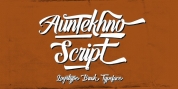 Auntekhno Script font download