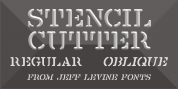 Stencil Cutter JNL font download