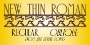 New Thin Roman JNL font download