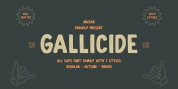 Gallicide font download