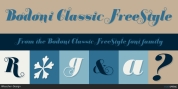Bodoni Classic FreeStyle font download