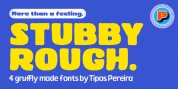 Stubby Rough font download
