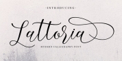 Lattoria Script font download