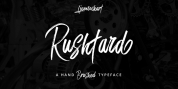 Rushtard Brush font download