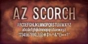 AZ Scorch font download