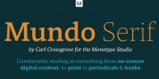 Mundo Serif font download