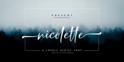Nicolette Script font download
