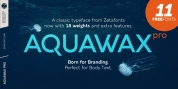 Aquawax Pro font download