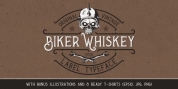 Biker Whiskey font download