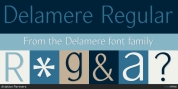 Delamere font download