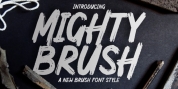 Mighty Brush font download