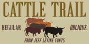 Cattle Trail JNL font download