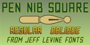 Pen Nib Square JNL font download